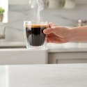 2 x Szklanka Termiczna Espresso 120ml Podwójne Szkło Paskowane