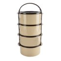 4-poziomowa Menażka Obiadowa Plastikowa ORION 4x1,5 L