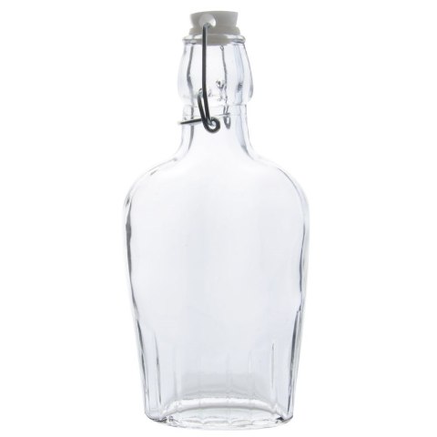 Butelka Szklana z Klipsem ORION 180 ml Szczelna Przezroczysta Retro