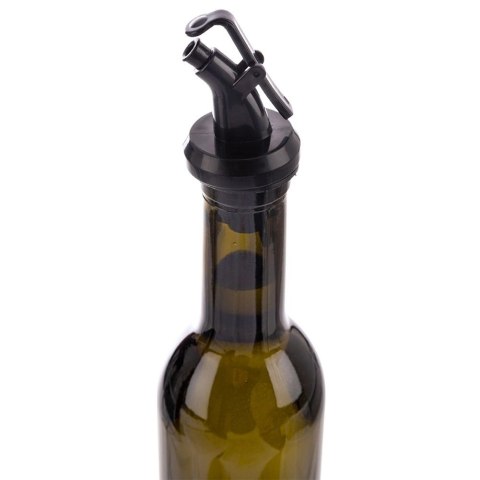 Butelka na Oliwę Ocet 210 ml Szklana Brązowa Ciemna z Dozownikiem