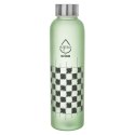 Butelka na Wodę Szklana ORION 600 ml Zielona Borokrzemowa Szczelna