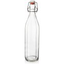 Butelka z Klipsem Szklana ORION 1 L Szczelna Retro Przezroczysta