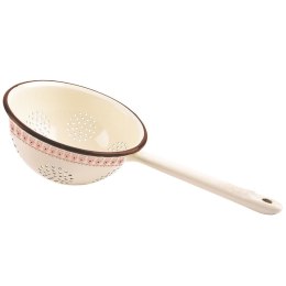 Cedzak Durszlak do Makaronu Warzyw Owoców Kuchenny Emaliowany ORION 20 cm
