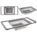 Cedzak Silikonowy Składany ORION 39 x 26,5 cm Do Zlewu 5,5 L z Uchwytami