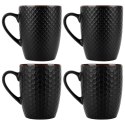 Ceramiczne Kubki do Kawy Herbaty Ceramiczne Dekoracyjne VILDE 400 ml 4 szt.