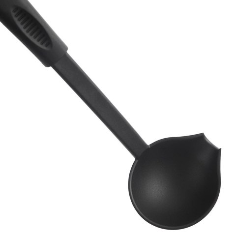Chochla Kuchenna ORION BLACKLINE 60 ml 29 cm Czarna z Wylewką do Zupy