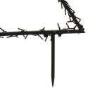 Choinka Ozdoba Świąteczna Świecąca 300 LED Zewnętrzna Metalowa VILDE 105 cm