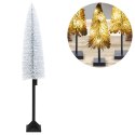 Choinka Sztuczna Świecąca VILDE 147 cm 30 LED na Pniu Dekoracja