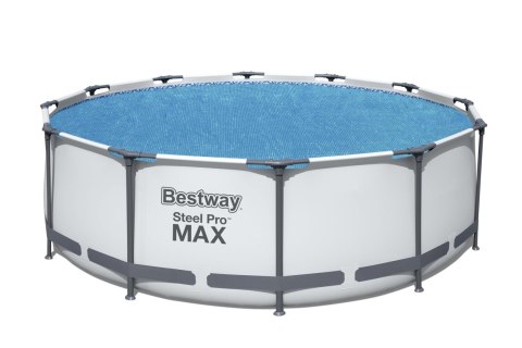 Mata Plandeka Solarna Grzewcza Ochronna do Basenu Basenowa BESTWAY 366 cm