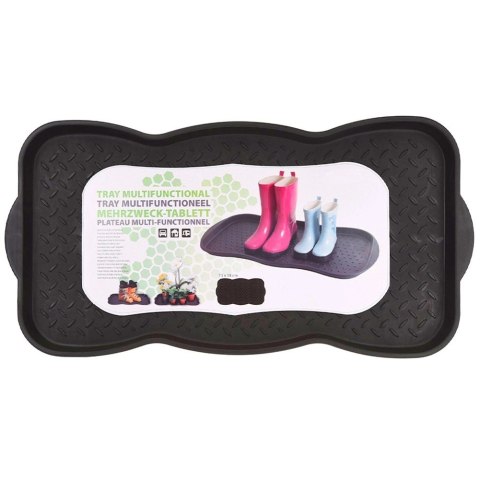 Mata Podstawka na Buty 73 x 38 cm Czarna Wypustki Ociekacz Duża ORION