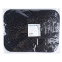 Mata do Suszenia Naczyń 34 x 26,5 cm Silikonowa Czarna z Rowkami VILDE