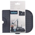 Mata na Zlew Silikonowa Szara 36 x 14 cm z Wylewkami Antypoślizgowa ORION