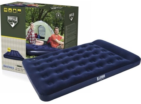 Materac Dmuchany Podwójny z Wbudowaną Pompką BESTWAY 191 x 137 x 22 cm