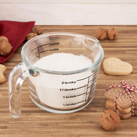 Miarka Kuchenna Szkło Borokrzemowe 500ml Podziałka Odporna ORION