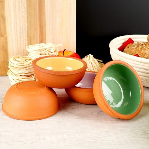 Miseczki do Zapiekania Ceramiczne 150 ml Kolorowe Tapas Zestaw 4 szt.