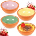 Miseczki do Zapiekania Ceramiczne 150 ml Kolorowe Tapas Zestaw 4 szt.