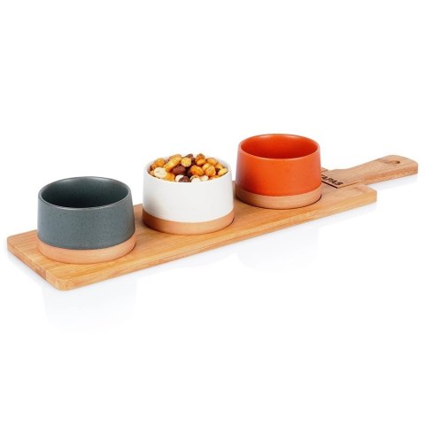 Miseczki na Przekąski Przystawki Ceramiczne EXCELLENT HOUSEWARE 48 cm 4 el.