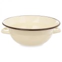 Miska 2,5 L Emaliowana Vintage Beżowa 26 cm Retro ORION