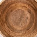 Miska Drewniana na Owoce Warzywa Sałatki Dekoracyjna ORION 25 cm 3 L