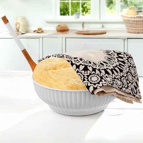 Miska Kuchenna Biała 28 cm 4 L Tworzywo do Zmywarki i Mikrofali Orion