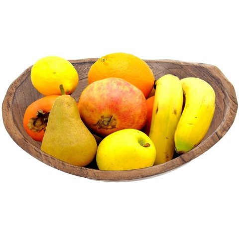 Miska na Owoce do Sałatki Dekoracyjna Drewniana ORION 30 cm 1,6 L