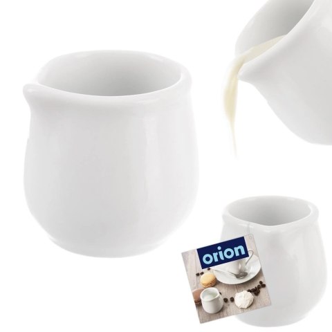 Mlecznik Dzbanuszek do Mleka Śmietanki Sosu Porcelanowy Biały ORION 20 ml