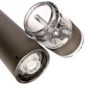 Młynek Elektryczny do Pieprzu i Soli 22,5 cm Aluminiowy Regulacja ORION