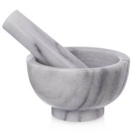 Moździerz do Ucierania Przypraw Ziół Pesto Marmurowy Solidny ORION 11,5 cm