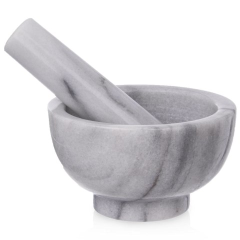 Moździerz do Ucierania Przypraw Ziół Pesto Marmurowy Solidny ORION 11,5 cm