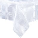 Nakrycie Stołu EXCELLENT HOUSEWARE 180x130 Cm Białe Łatwoczyszczące Stylowe