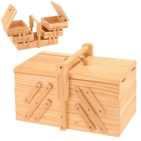 Niciarka Organizer na Nici Drewniana EXCELLENT HOUSEWARE 30 x 16 x 20 cm