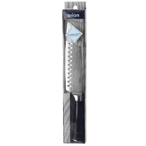 Nóż Santoku 31 cm Stal Damasceńska Drewniany Uchwyt Solidny Trwały ORION