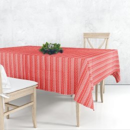 Obrus Plamoodporny Czerwony 180 x 130 cm Świąteczny EXCELLENT HOUSEWARE