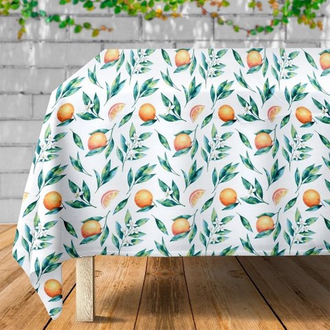 Obrus Wodoodporny Plamoodporny Pomarańcze EXCELLENT HOUSEWARE 180x130 cm