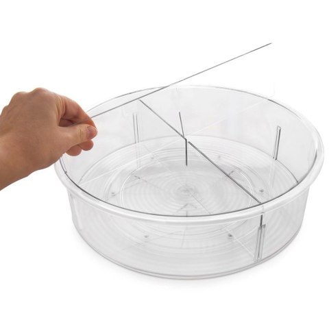 Organizer Obrotowy Dzielony 4 Sekcje Kuchnia Łazienka 30 cm ORION