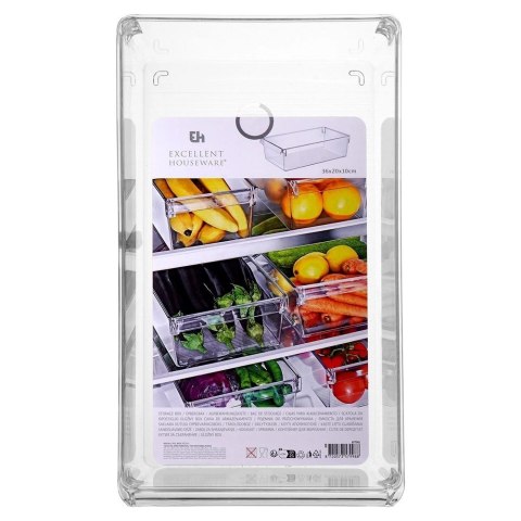 Organizer do Lodówki 36 x 20,5 x 10 cm Tworzywo Przezroczyste ORION