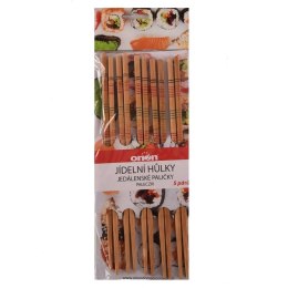 Pałeczki do Sushi Bambusowe 10 szt 22,5 cm ORION Wielokrotnego Użycia
