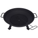 Palenisko Ogrodowe 56 cm z Pogrzebaczem Przenośne Grilla Ambiance