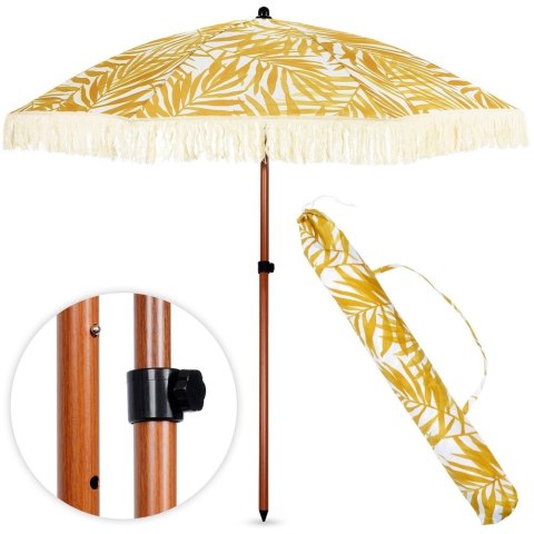 Parasol Plażowy Ogrodowy na Ogród Plaże Regulowany Przenośny PROBEACH 157cm