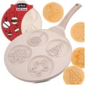Patelnia 4 Otwory Jajka Placki Choinka Granit Indukcja 26 cm ORION