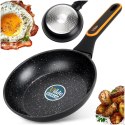 Patelnia Granitowa 20 cm Terruna Indukcja Gaz Non-stick VILDE