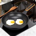 Patelnia Granitowa 24 cm Terruna Indukcja Gaz Non-stick VILDE