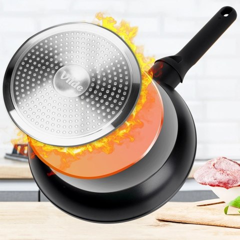 Patelnia Granitowa 24 cm Terruna Indukcja Gaz Non-stick VILDE