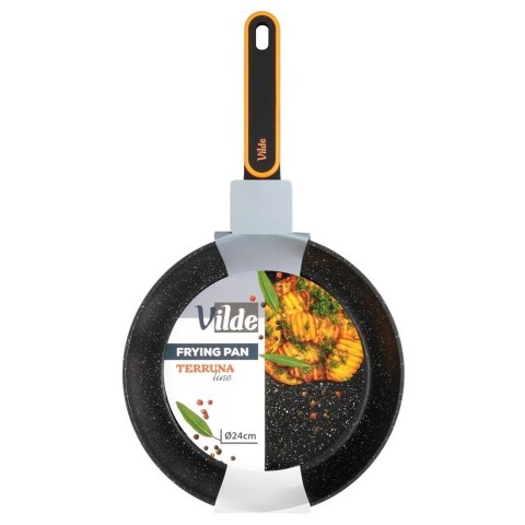 Patelnia Granitowa 24 cm Terruna Indukcja Gaz Non-stick VILDE