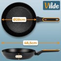 Patelnia Granitowa 28 cm Terruna Indukcja Gaz Non-stick VILDE