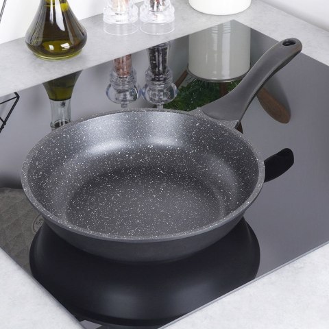 Patelnia Granitowa Głęboka 26 cm ORION Grande Nieprzywierająca Indukcja