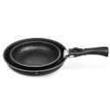 Patelnia Granitowa Zestaw Indukcja Gaz Grande 20/26 cm 3 el.