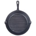 Patelnia do Grillowania Smażenia Żeliwna na Indukcję Gaz Grilla ORION 24 cm