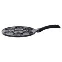 Patelnia do Jajek Granitowa 7 Otworów 26 cm VILDE Black Line Zwierzątka