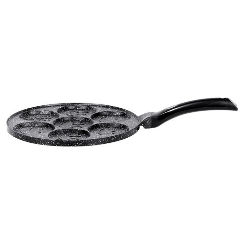 Patelnia do Jajek Granitowa 7 Otworów 26 cm VILDE Nieprzywierająca Buźki